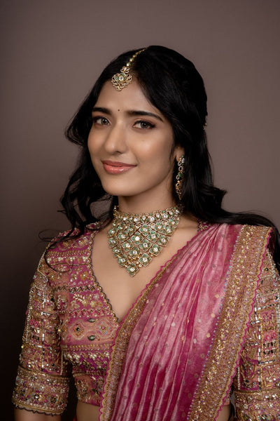 Rani Rose Gold Silk Lehenga