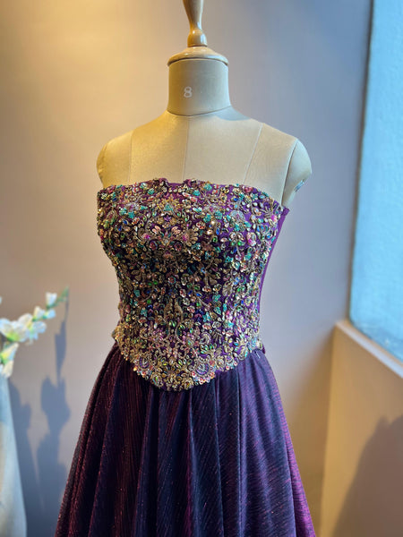 Radiant Mulberry Corset Skirt