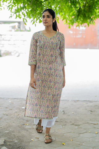 Light Green Assam Silk Co-ord Set