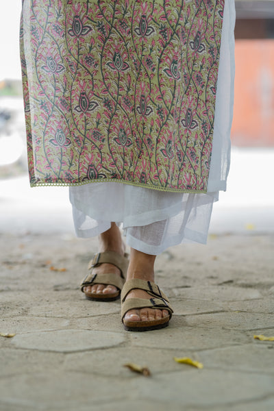 Light Green Assam Silk Co-ord Set
