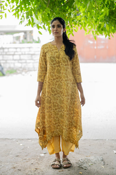 Golden Mist Assam Silk Co-ord Set