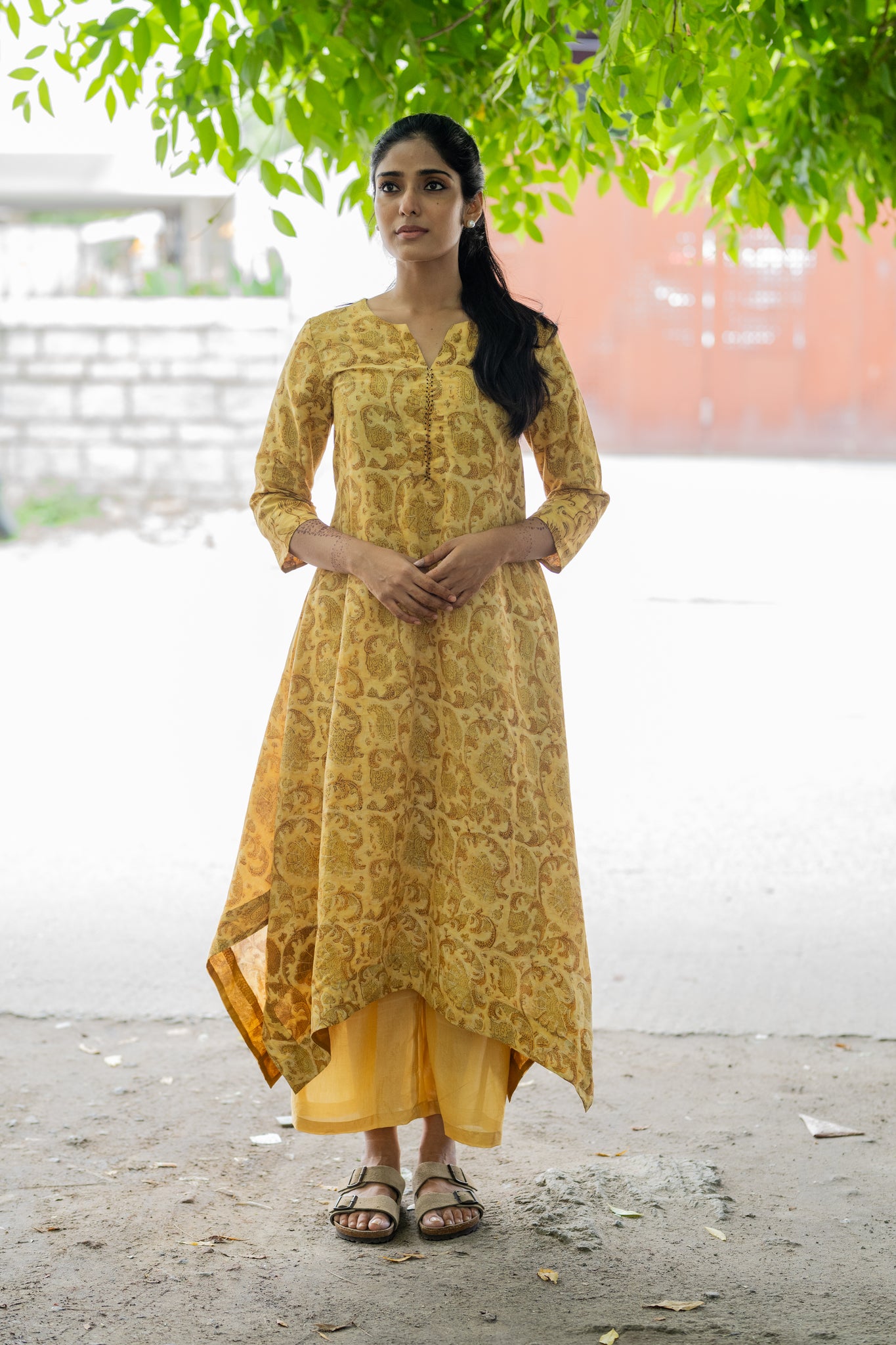 Golden Mist Assam Silk Co-ord Set