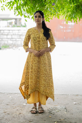 Golden Mist Assam Silk Co-ord Set