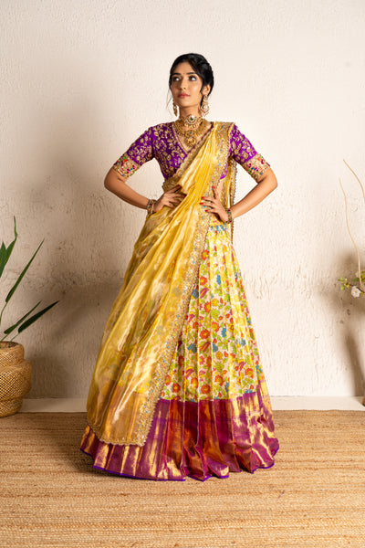 Kanchivaram Silk Lehenga