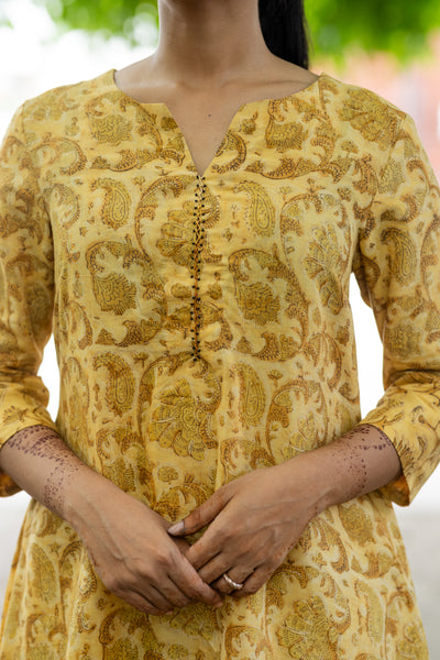 Golden Mist Assam Silk Co-ord Set