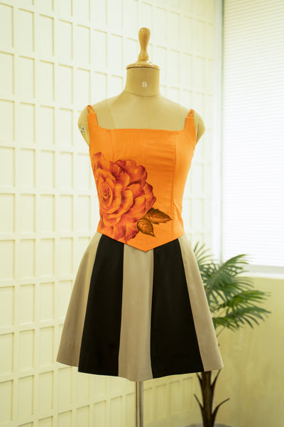 Varnam Corset With Skirt