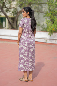 Lavender Linen Dress