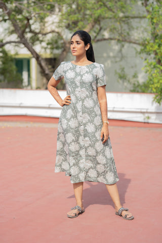Sage Green Linen Bloom