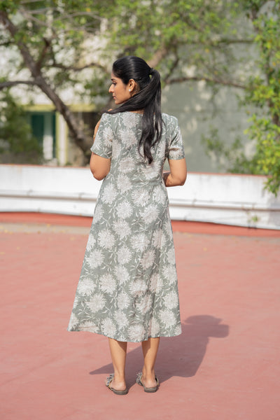 Sage Green Linen Bloom