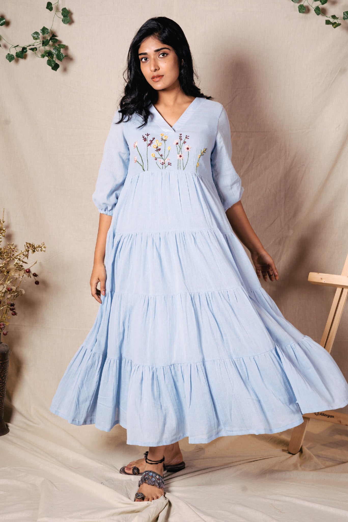 elan blue dress Elan Breezy Beauty Maxi Dress Blue