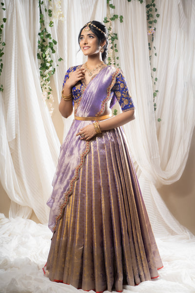 Antara Kanchee Tissue Lehenga