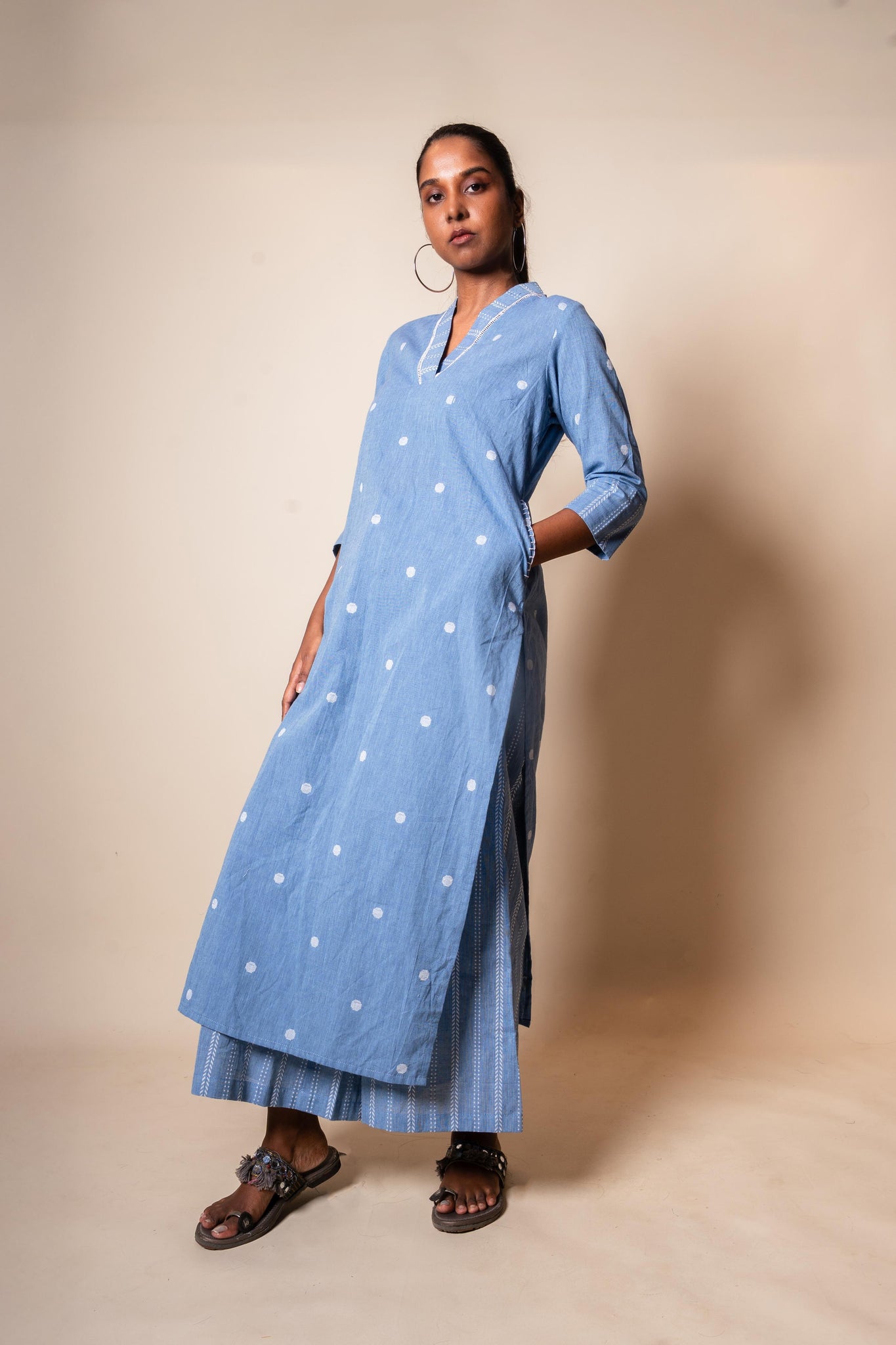 Kanchi Cotton Kurta Set