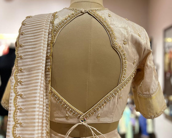 Ivory Gold Lehenga Set