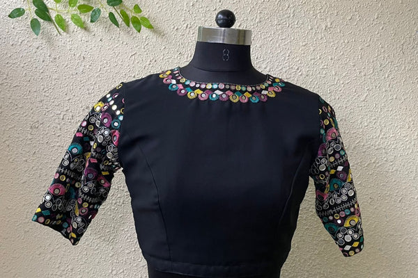 Black Mirror Work Blouse