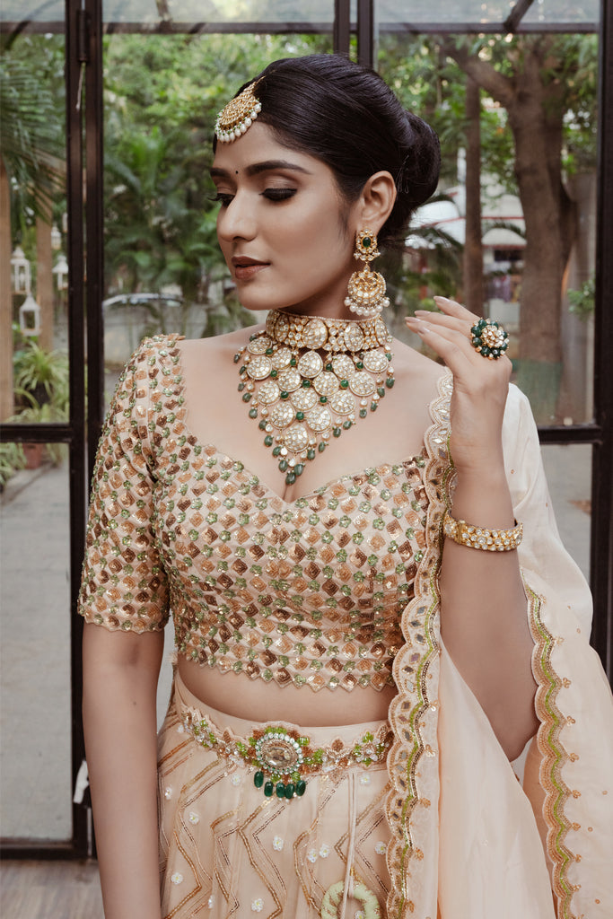 Isha Ambani Designer Bridal Lehenga By Valentino For Reception | VOGUE India